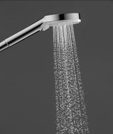 HANSGROHE Brauseset ECOSTAT 1001 CL COMBI Crometta, 650 mm Brausestange, weiß/chrom
