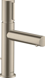 für 1 Hahnloch / nickel gebürstet / 123 mm