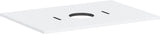 HANSGROHE Konsole Xilesa E 780x550mm Eiche mit mittigem Ausschnitt für Aufsatzwaschtisch ohne Hahnloch