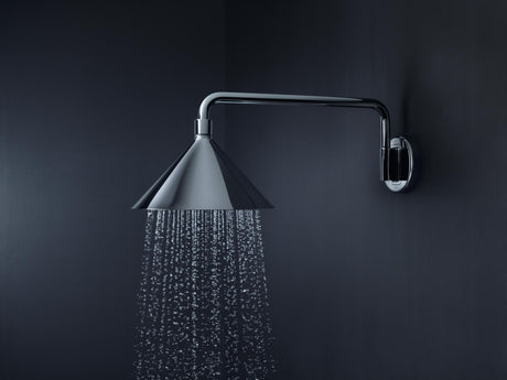 AXOR Kopfbrause 240 2jet von Hansgrohe – 279 mm, Chrom, 2 Strahlarten, Wandmontage
