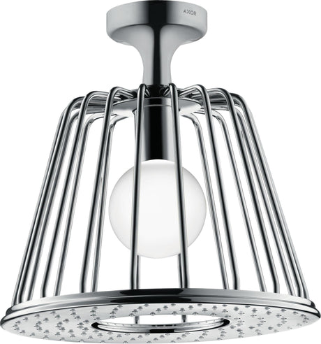 AXOR LampShower Nendo Kopfbrause mit Deckenanschluss und LED-Beleuchtung, Chrom, 275 mm