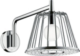 AXOR LampShower Nendo Kopfbrause 275 mm Chrom mit LED-Beleuchtung und Brausearm