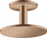AXOR Kopfbrause 250 1jet PowderRain Deckenmontage Chrom von Hansgrohe