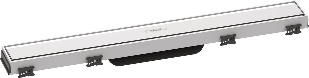HANSGROHE RainDrain Match Duschrinne 600 mm mit höhenverstellbarem Rahmen, chrom