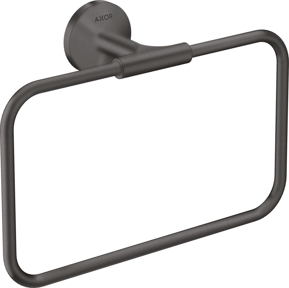 AXOR Universal Circular Handtuchring mattweiß – schwenkbar, verdeckte Wandmontage, Ø 250 mm