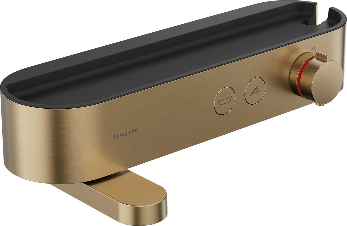 HANSGROHE ShowerTablet Select 400 Wannenthermostat Aufputz DN 15 Chrom mit schwenkbarem Wannenauslauf