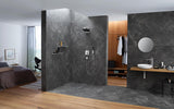 HANSGROHE Rainfinity 250 Kopfbrause 1jet Wandmontage chrom – PowderRain Strahl