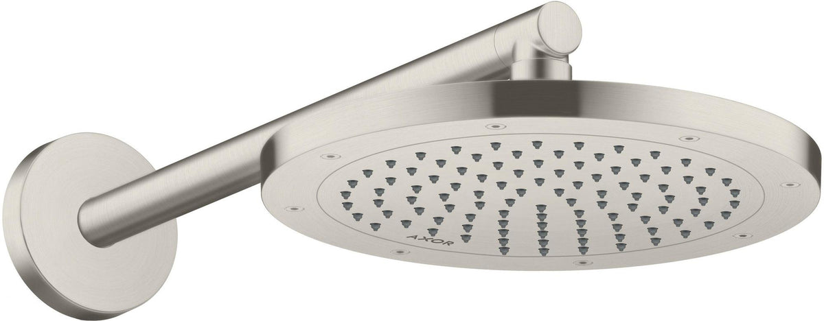 AXOR Kopfbrause 245 1 Jet EcoSmart Chrom – Rain-Duschkopf für Wand- und Deckenmontage