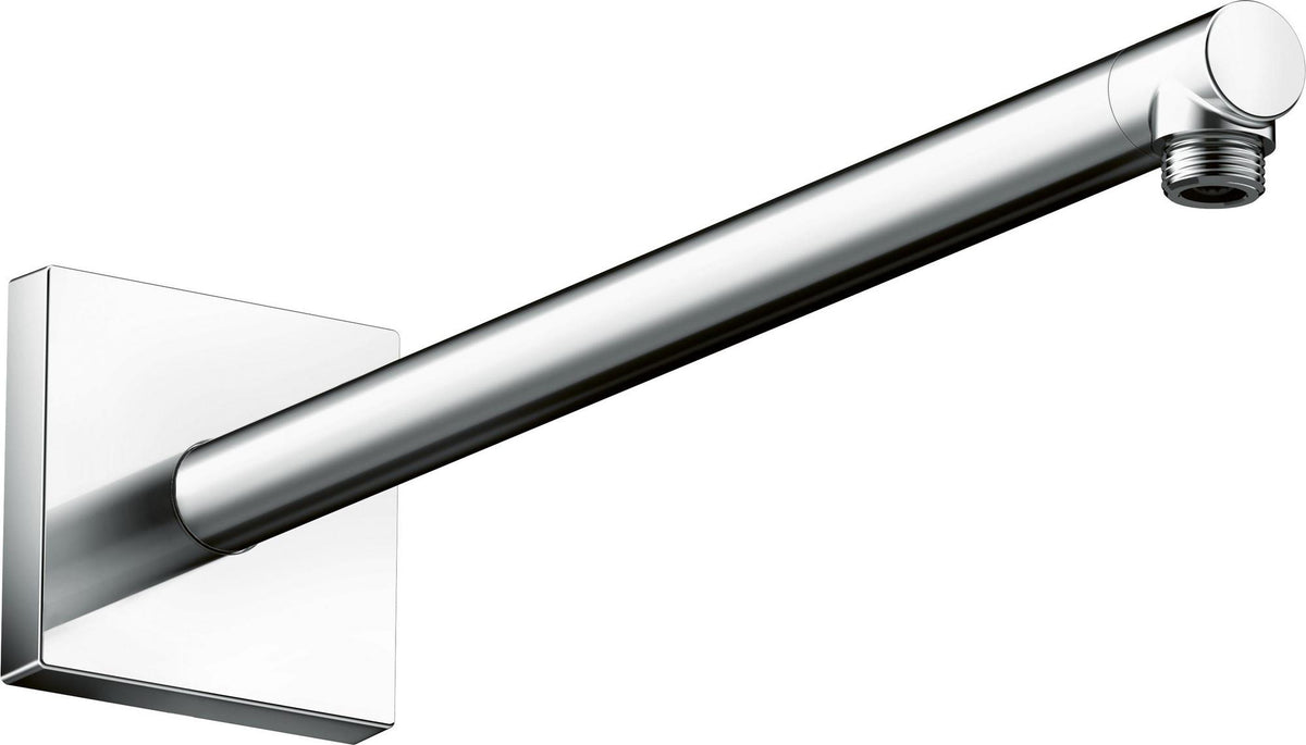 AXOR Brausearm 390 mm DN 15 eckig brushed nickel – Wandmontage