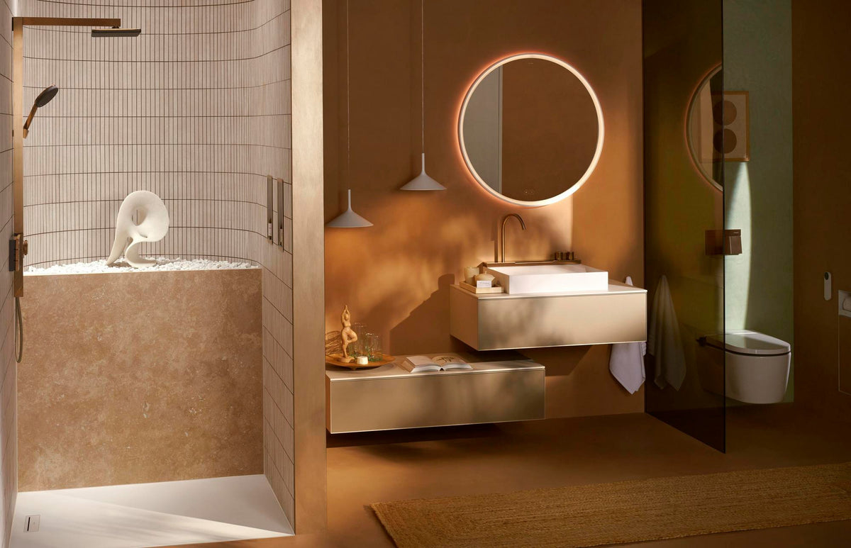 HANSGROHE Spiegel Xarita S 700 mm mit LED-Beleuchtung und kapazitivem Berührungssensor