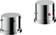 AXOR STARCK 2-Loch-Wannenrandarmatur mit Thermostat, Chrom – DN 15, 2 Verbraucher