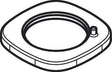 hansgrohe Rosette für Waschtischmischer Mattschwarz – Ersatzteil Logis Slim