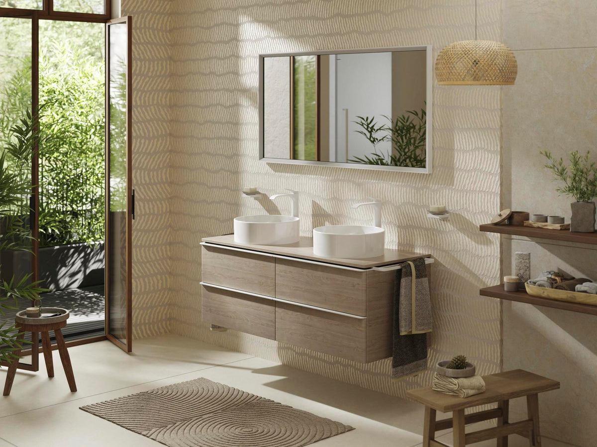 HANSGROHE Handtuchhalter Xelu Q 90 x 430 mm – verchromt, verdeckte Befestigung