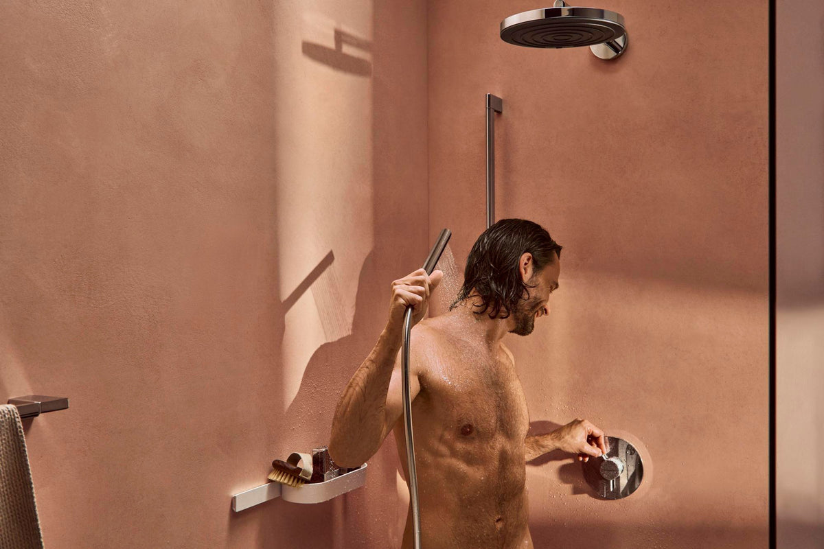 Hansgrohe WallStoris Wandleiste 500 mm mattschwarz – flexibel montierbare Deko- und Befestigungsleiste