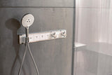 HANSGROHE RainSelect Fertigmontageset Thermostat mit Brausehalter für 4 Verbraucher, Chrom