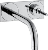 AXOR Uno² Einhebel-Waschtischmischer DN 15 Unterputz mit 165 mm Auslauf und Ablaufgarnitur in Chrom