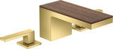 AXOR MYEDITION 3-Loch-Waschtischmischer 70 ohne Platte in polished gold optic – PowderRain