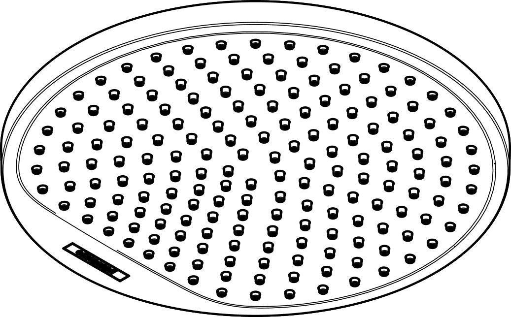 HANSGROHE Kopfbrause Crometta S 240 mattschwarz 1 Jet Rain Decken- oder Wandmontage