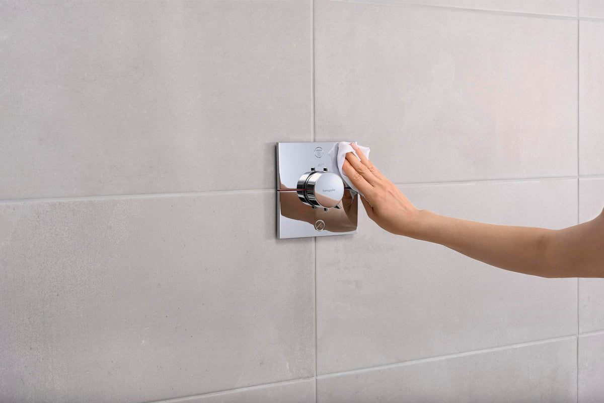 HANSGROHE ShowerSelect Comfort E Thermostat Fertigmontageset UP Chrom für 2 Verbraucher