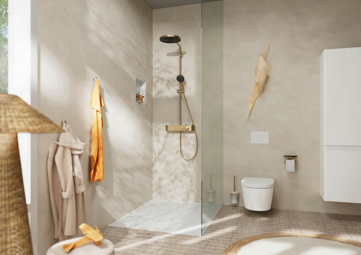 HANSGROHE Pulsify S Showerpipe 260 1jet mit Brausethermostat Chrom – Duschsystem