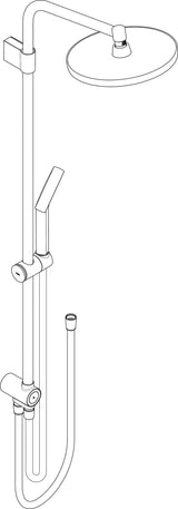 HANSGROHE Activera S Showerpipe 240 1jet EcoSmart Reno Varia chrom – Duschsystem mit Kopf- und Handbrause