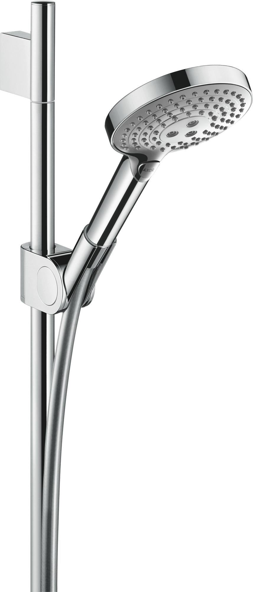 AXOR Uno² Brauseset mit Axor 120 3jet Handbrause, Brausestange 90 cm und Brauseschlauch in Chrom