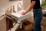 Hansgrohe Rebris S 210 Einhebel-Waschtischmischer mit Schwenkkopf und Zugstangen-Ablaufgarnitur, Chrom