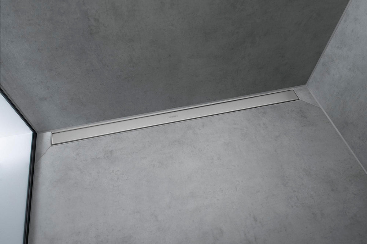 HANSGROHE RainDrain Match Duschrinne 600 mm mattschwarz höhenverstellbar