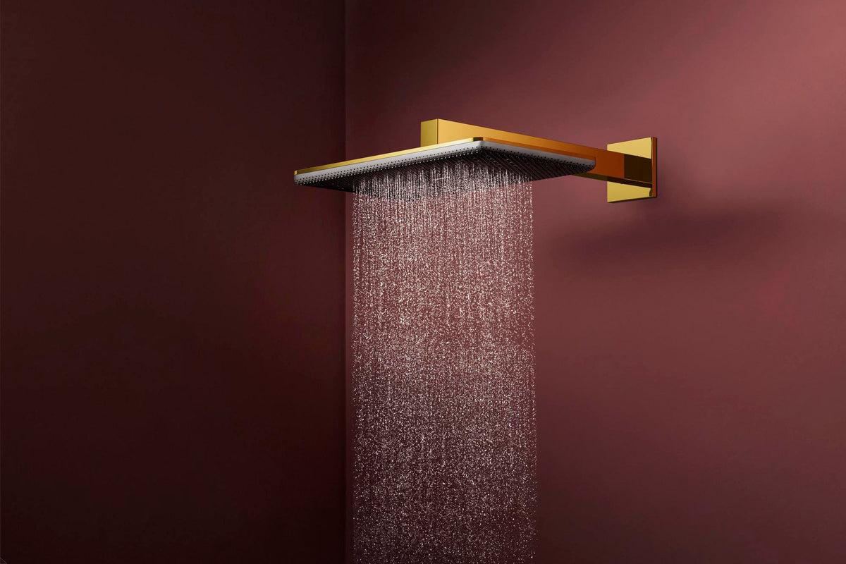 HANSGROHE Kopfbrause Raindance Alive Q 210/340 1jet – Rechteckig, RainAir & PowderRain, Schwarz