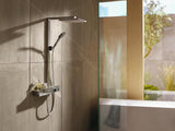 HANSGROHE Raindance E 300 Showerpipe Duschsystem mit Thermostat ShowerTablet 600, 300x300 mm, Chrom