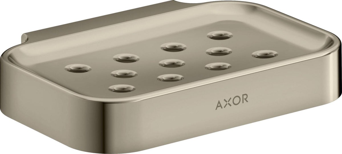 AXOR Universal Circular Seifenschale mattweiß – Wandmontage mit verdeckter Befestigung