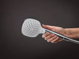 HANSGROHE Brauseset Croma Select E Vario mit Unica Croma Stange 650 mm weiß/chrom