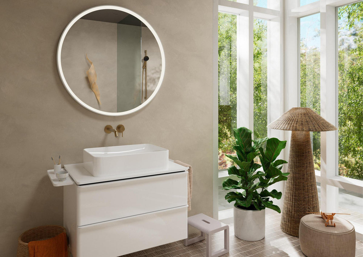 HANSGROHE Tecturis S Einhebel-Waschtischmischer Unterputz Wandmontage 225 mm chrom