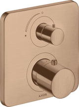 AXOR Citterio M Unterputz-Thermostat mit Abstellventil, chrom – 1 Verbraucher
