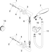 AXOR Citterio Brauseset mit 120 3jet Handbrause und Brausestange, Chrom