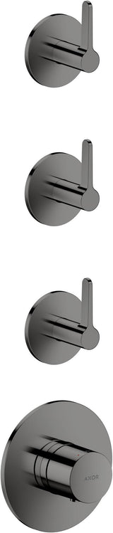 AXOR One Thermostatmodul Unterputz für 3 Verbraucher mit Hebelgriff Chrom – Hansgrohe