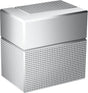 AXOR Edge Absperrventil Unterputz Fertigset Diamantschliff chrom – DN15/DN20, 1 Verbraucher, Gruppe II