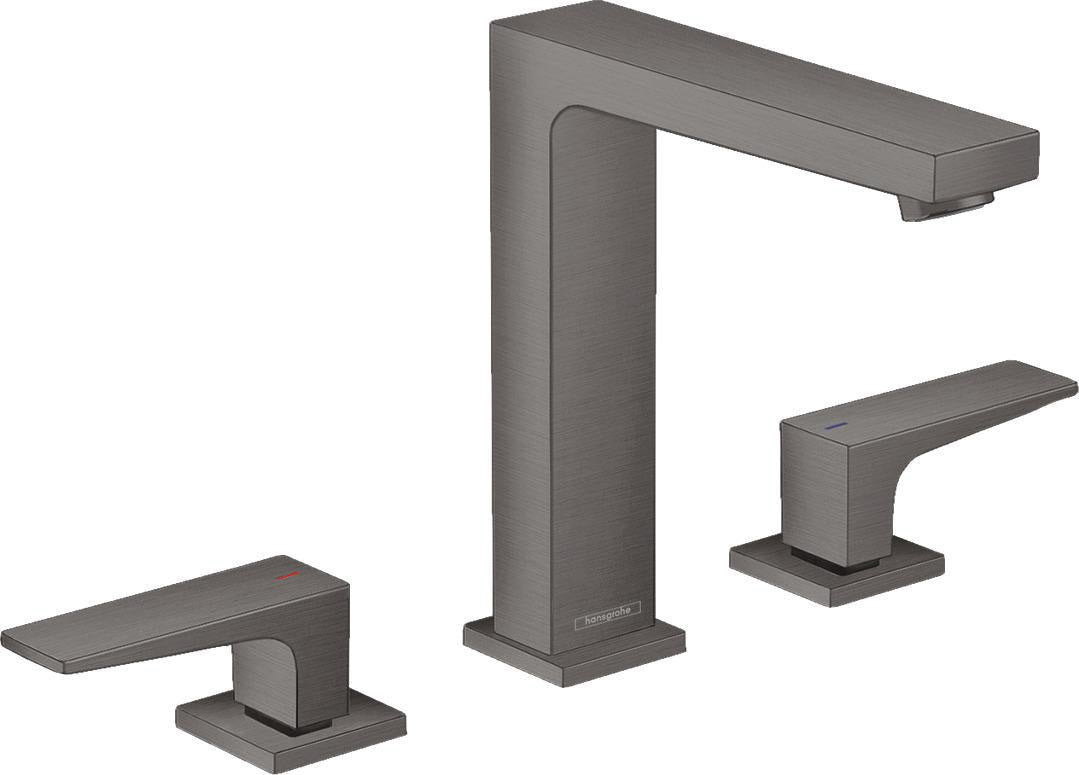 HANSGROHE Metropol 3-Loch-Waschtischarmatur mit Push-Open Ablaufgarnitur, Chrom, ComfortZone 160