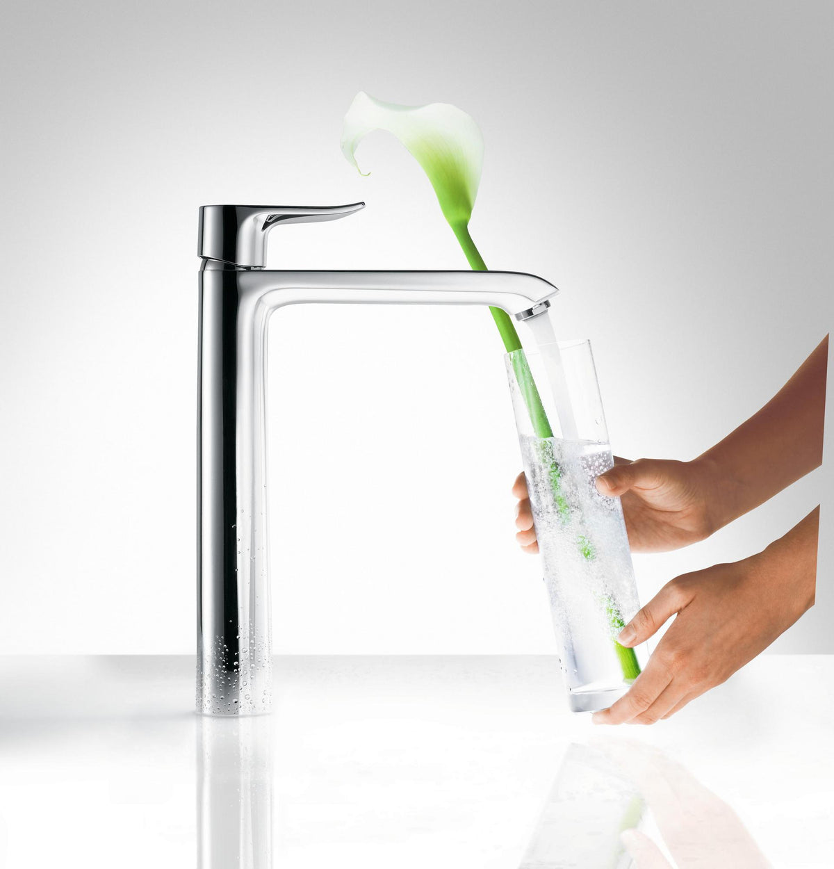 HANSGROHE Metris 260 Einhebel-Waschtischmischer mit ComfortZone, Zugstangen-Ablaufgarnitur und Temperaturbegrenzung, chrom