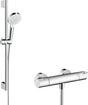 HANSGROHE Brauseset ECOSTAT 1001 CL COMBI Crometta, 650 mm Brausestange, weiß/chrom
