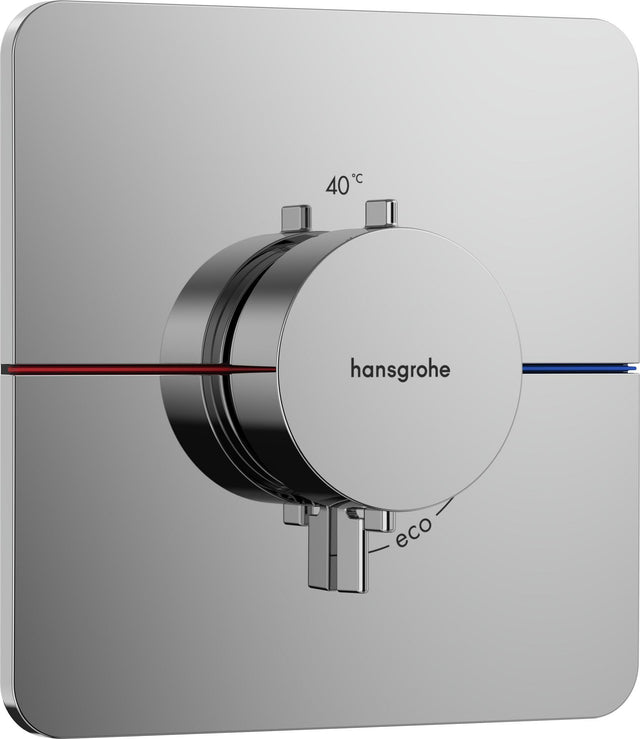HANSGROHE ShowerSelect Comfort Q UP Fertigmontageset Thermostat Chrom – Temperatur- und Volumensteuerung