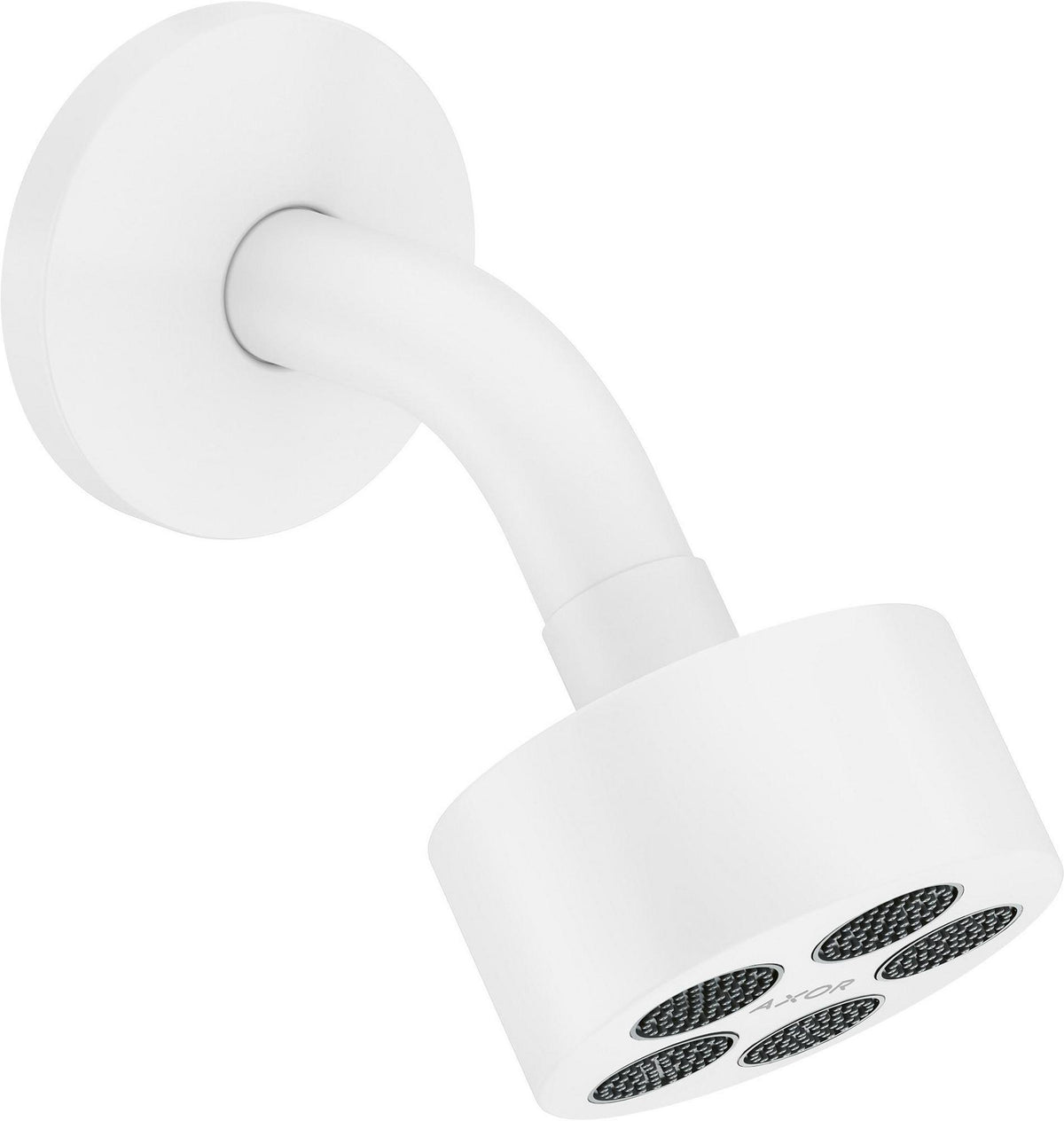 AXOR ONE 75 1jet EcoSmart Kopfbrause mit Brausearm – PowderRain, chrom