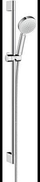 HANSGROHE Brauseset Crometta 100 Vario mit Unica´Croma Stange 650 mm Weiß/Chrom