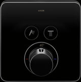 AXOR ShowerSelect Soft Thermostat für 2 Verbraucher – Chrom, Select-Button, quadratisch