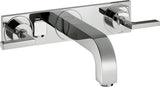 AXOR CITTERIO 3-Loch-Waschtischarmatur DN 15 mit 226 mm Auslauf und Hebelgriffen in Chrom