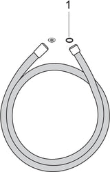 Hansgrohe Isiflex B Brauseschlauch 800 mm Chrom – knickgeschützt & drehwirbelfrei