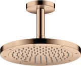 AXOR Kopfbrause 245 1jet EcoSmart Chrom – 245 mm Rain Strahl für Wand- und Deckenmontage