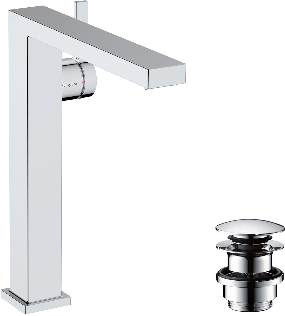 HANSGROHE Tecturis E Einhebel-Waschtischmischer 240 CoolStart mit Push-Open Ablaufgarnitur chrom