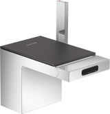 AXOR MYEDITION Einhebel-Bidetmischer ohne Platte polished gold optic mit Push-Open Ablaufgarnitur