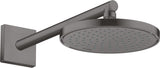 AXOR Brausearm 390 mm DN 15 eckig brushed nickel – Wandmontage